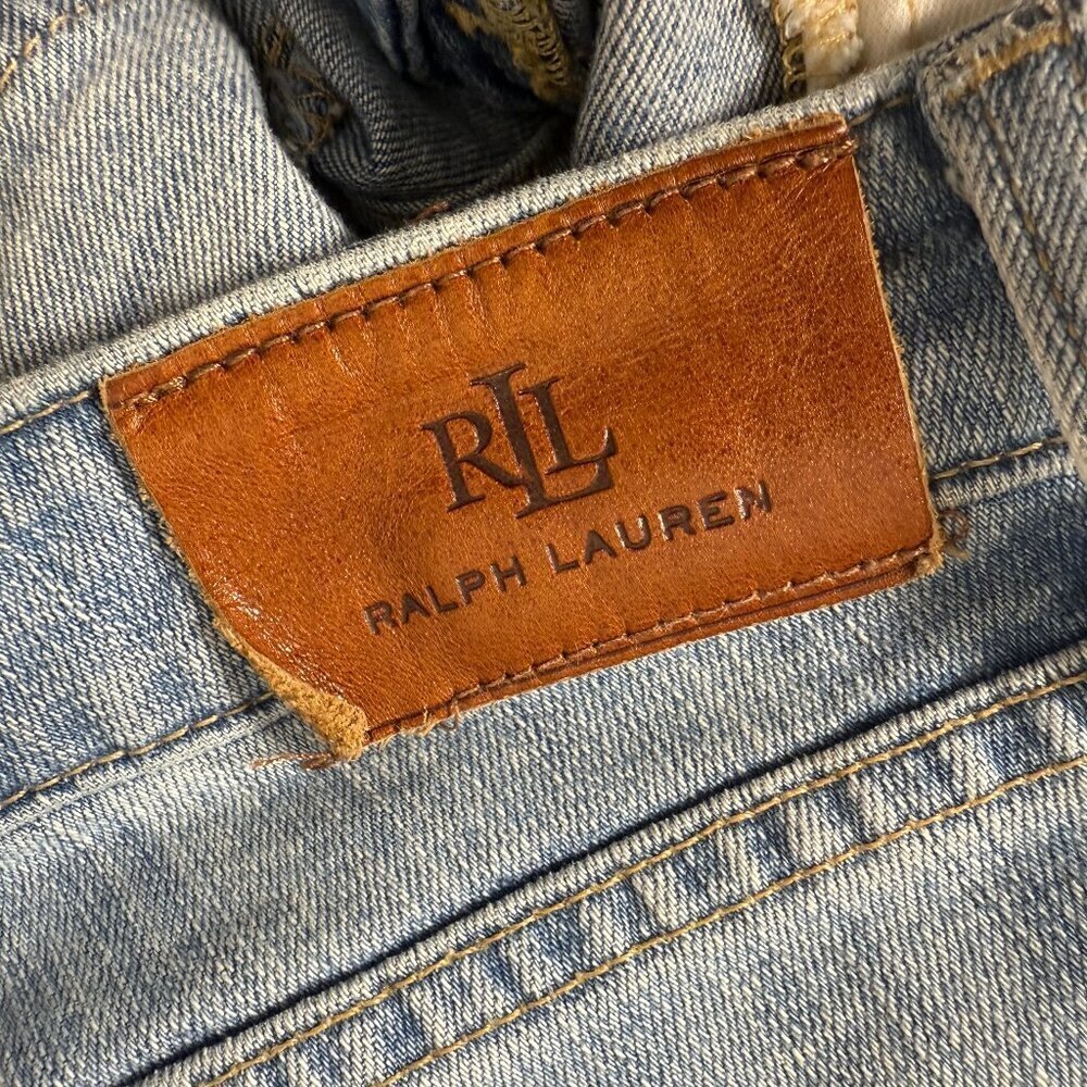 Lauren Ralph Lauren Distressed/Faded Jeans Size 8 - Picture 8 of 8